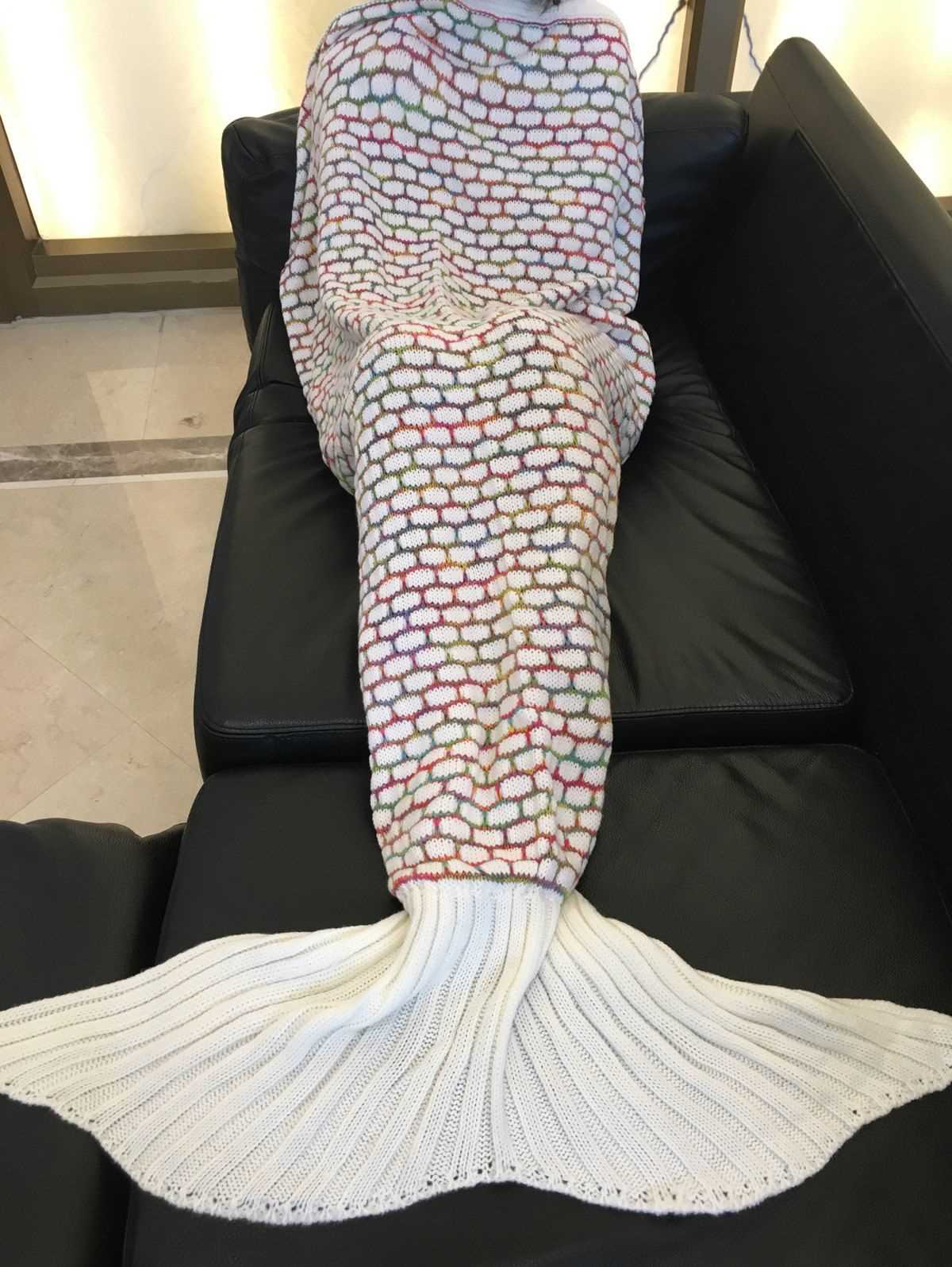 Knitted mermaid blanket pattern