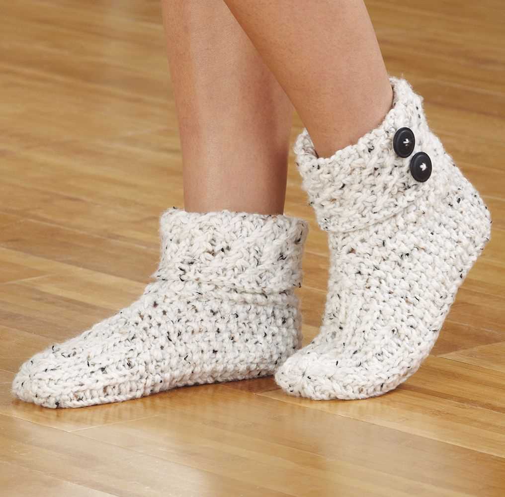 Slipper knit pattern