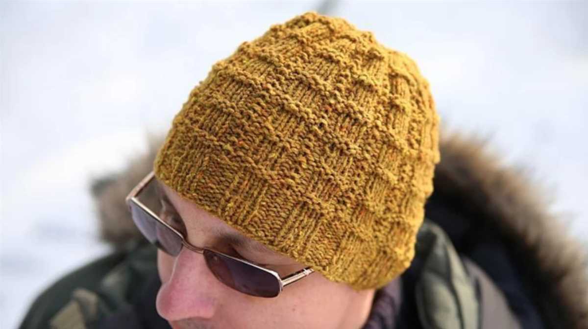 Knitting pattern for men's hat free