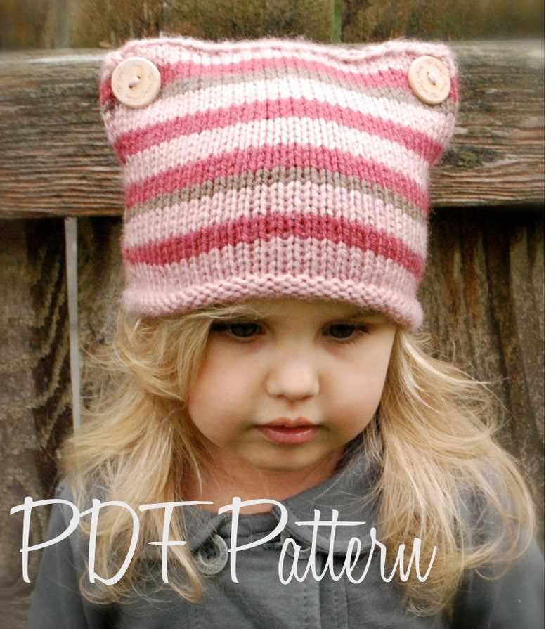 Knitting pattern for toddler hat