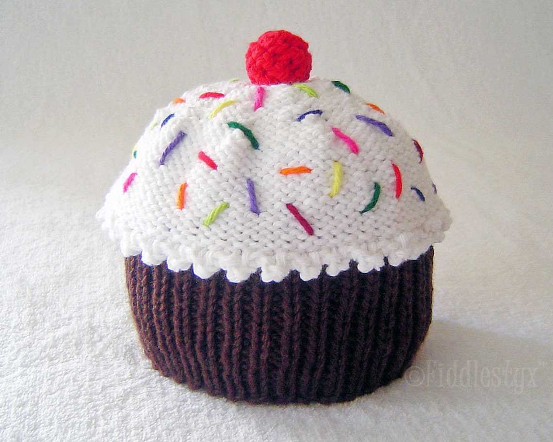 Free cupcake hat pattern knit