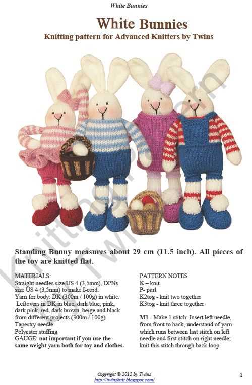 Free knitted doll patterns in english