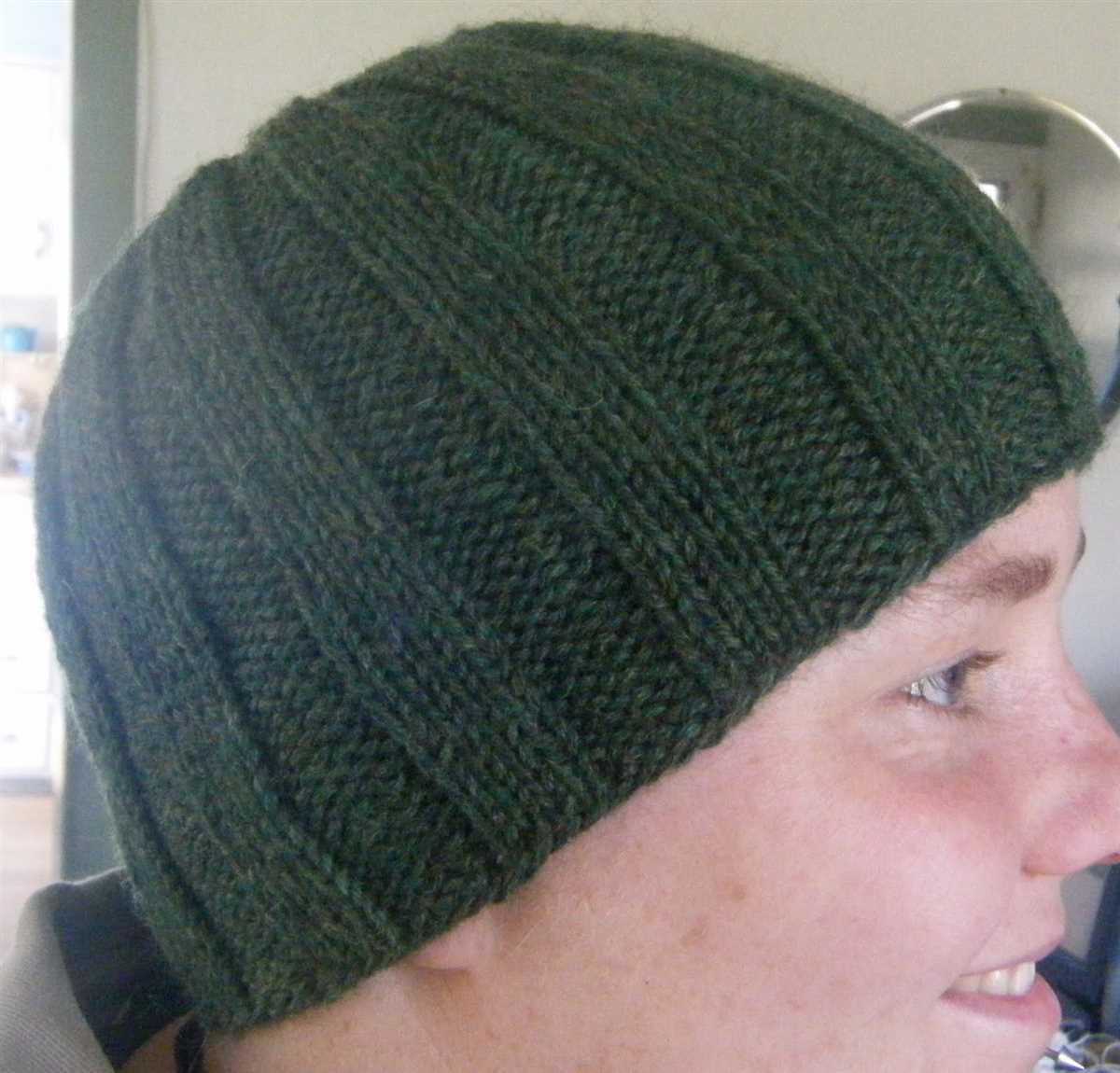 Free pattern for knitted beanie