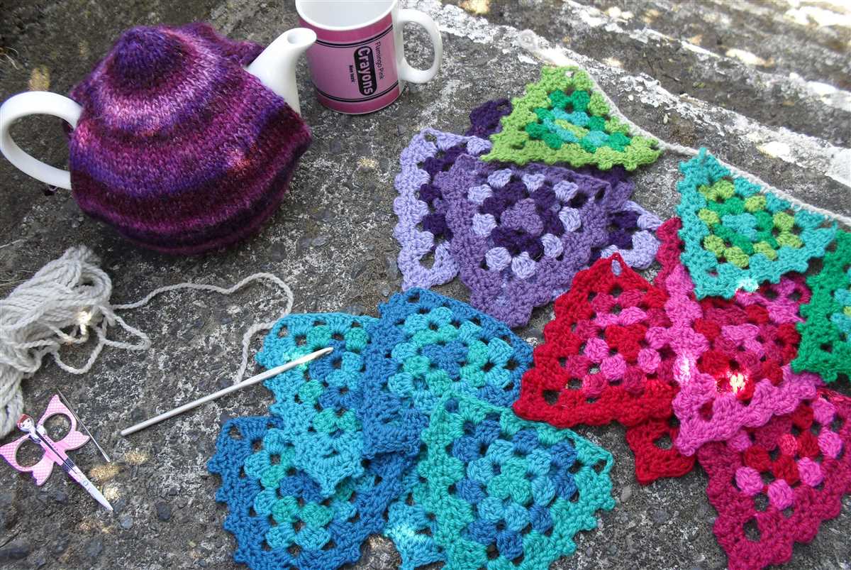 Knit bunting bag pattern