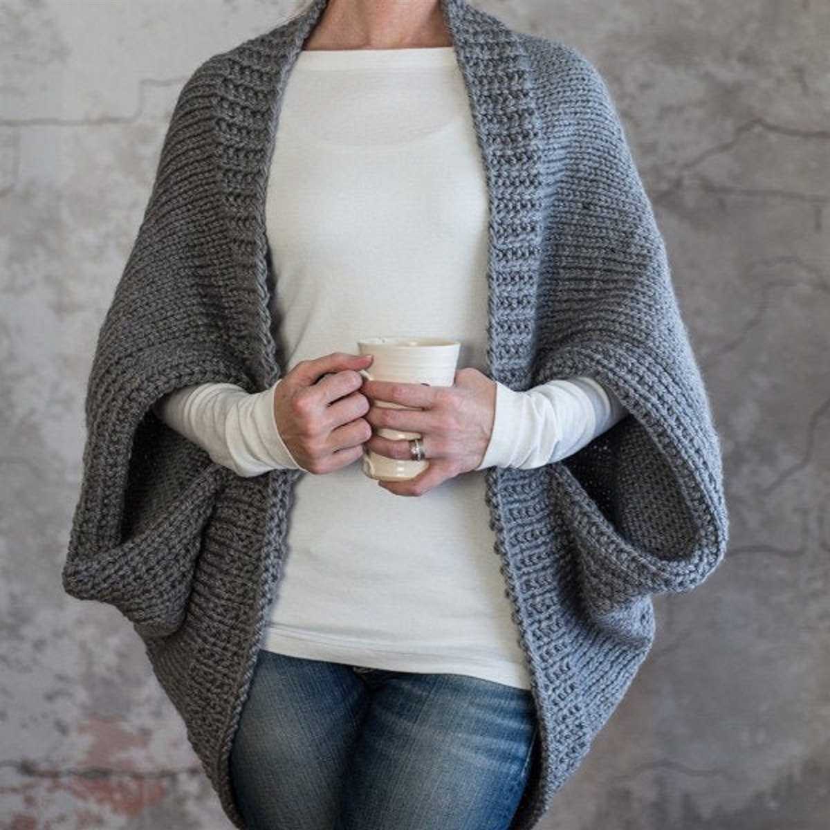 Super bulky knit sweater pattern