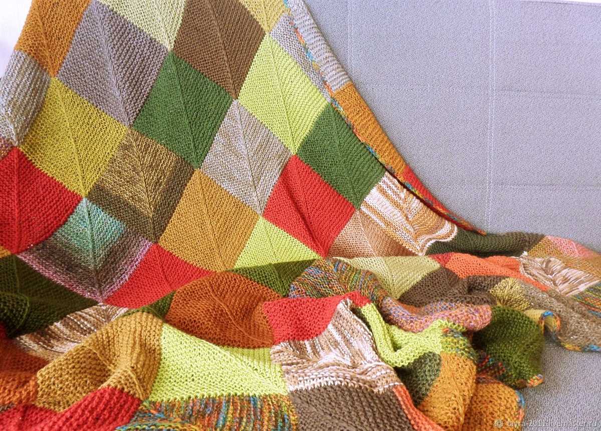 Cable knit blanket squares pattern