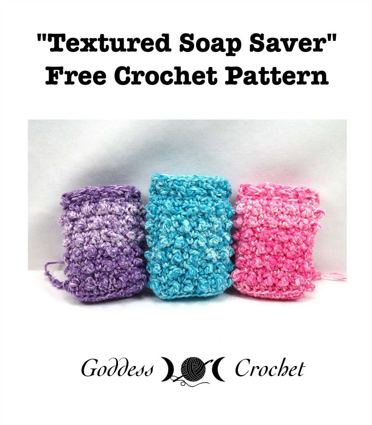 Knitted soap saver bag pattern