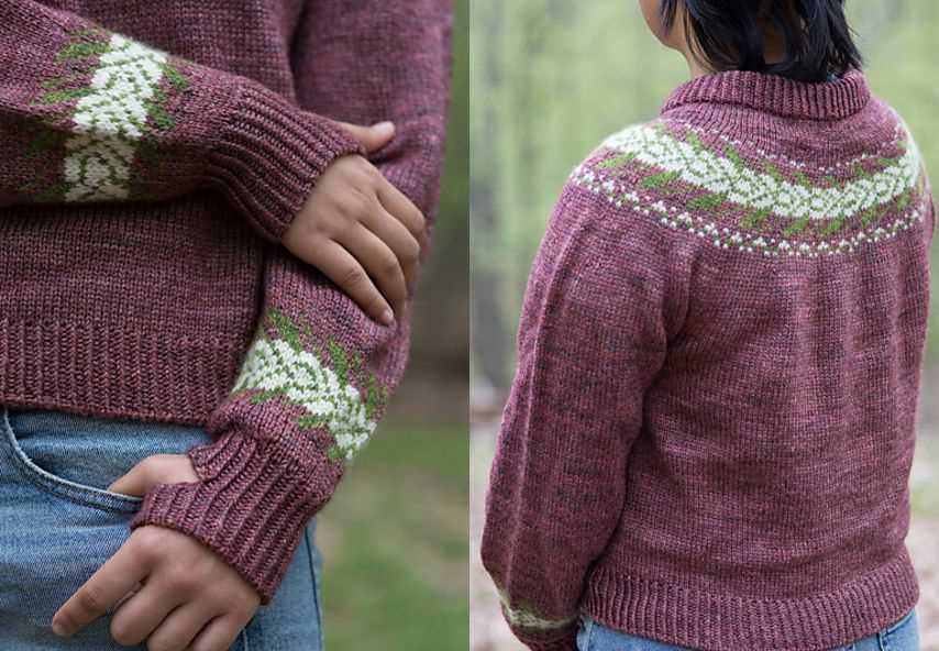 Free fair isle cardigan knitting patterns