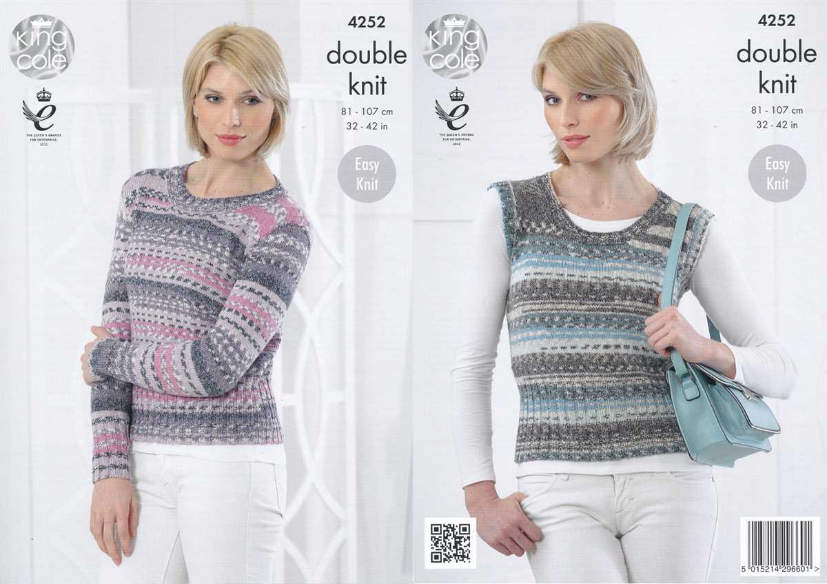 King cole double knitting patterns