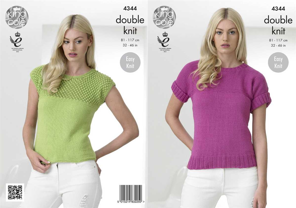 King cole double knitting patterns