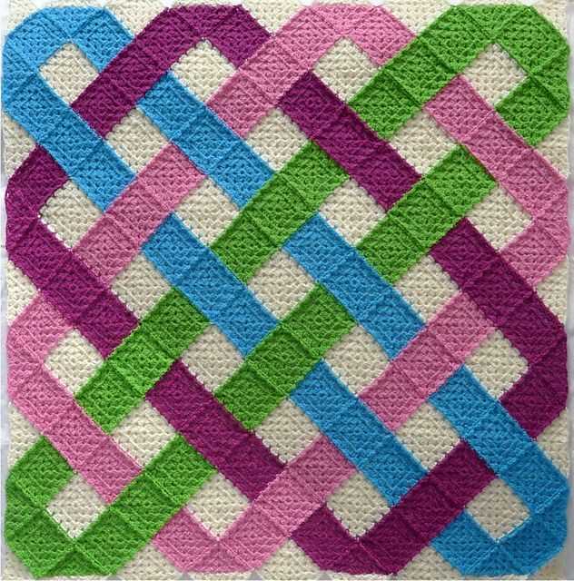 Magic squares knitting pattern