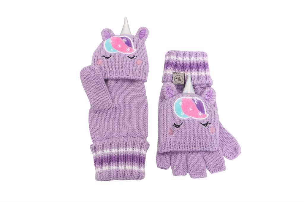 Fingerless mittens with flap knitting pattern