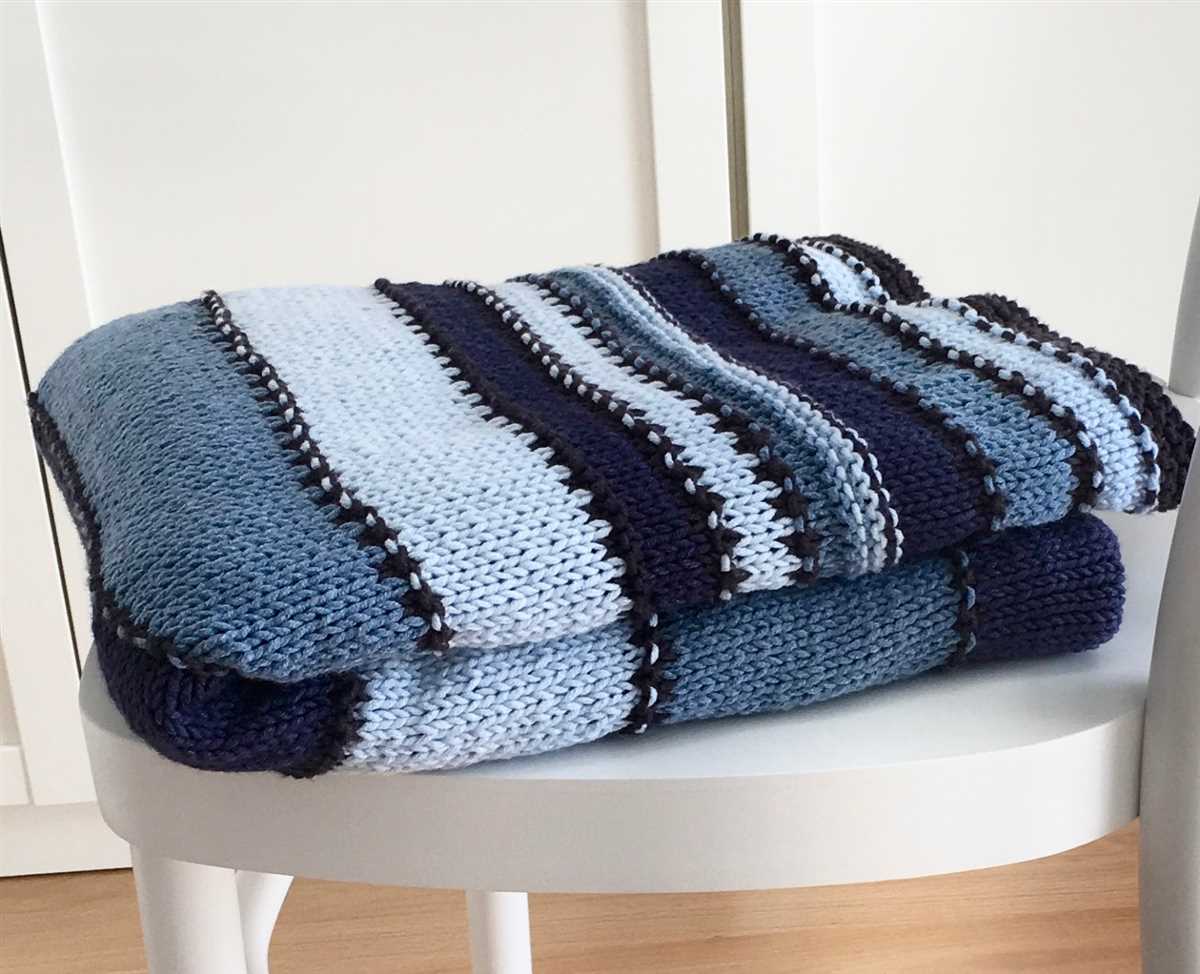 Knee blanket knitting pattern