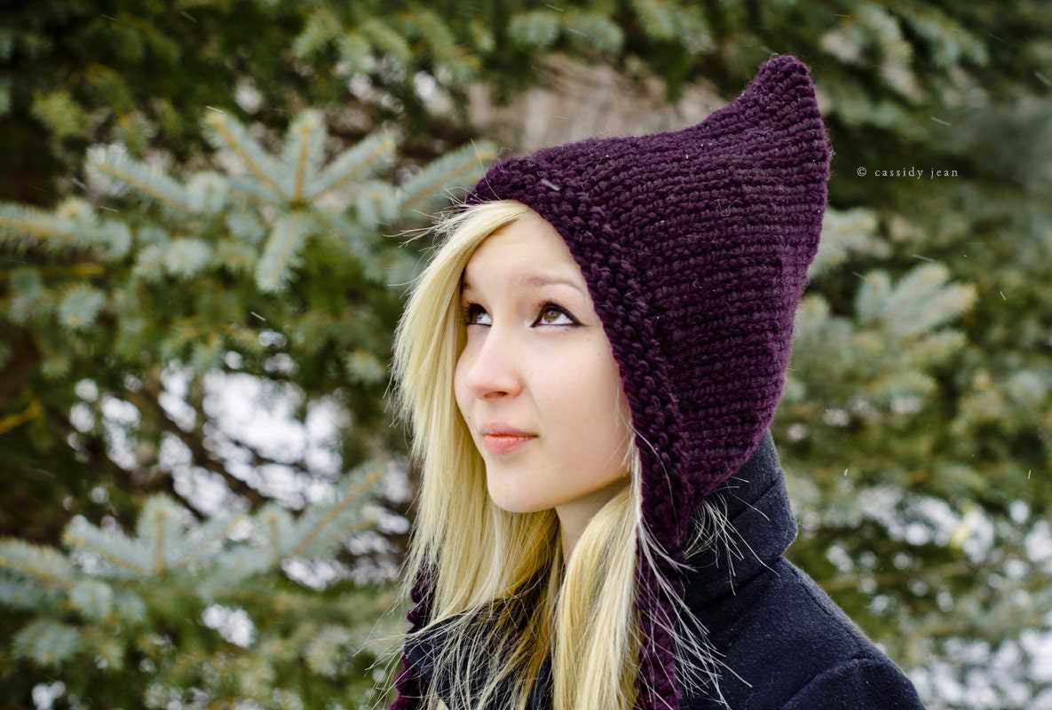 Adult beanie knitting pattern