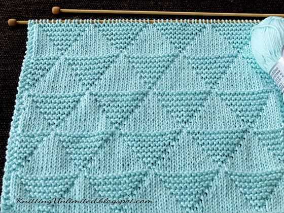 Knit and purl blanket patterns