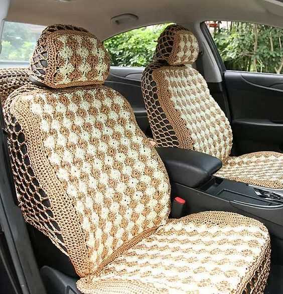 Knit car seat cover pattern