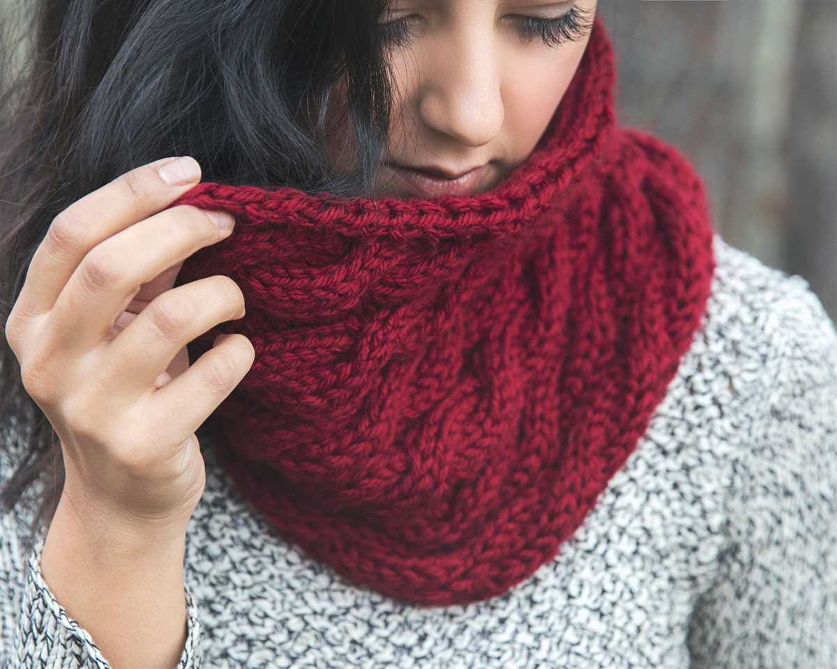 Knit cowl pattern