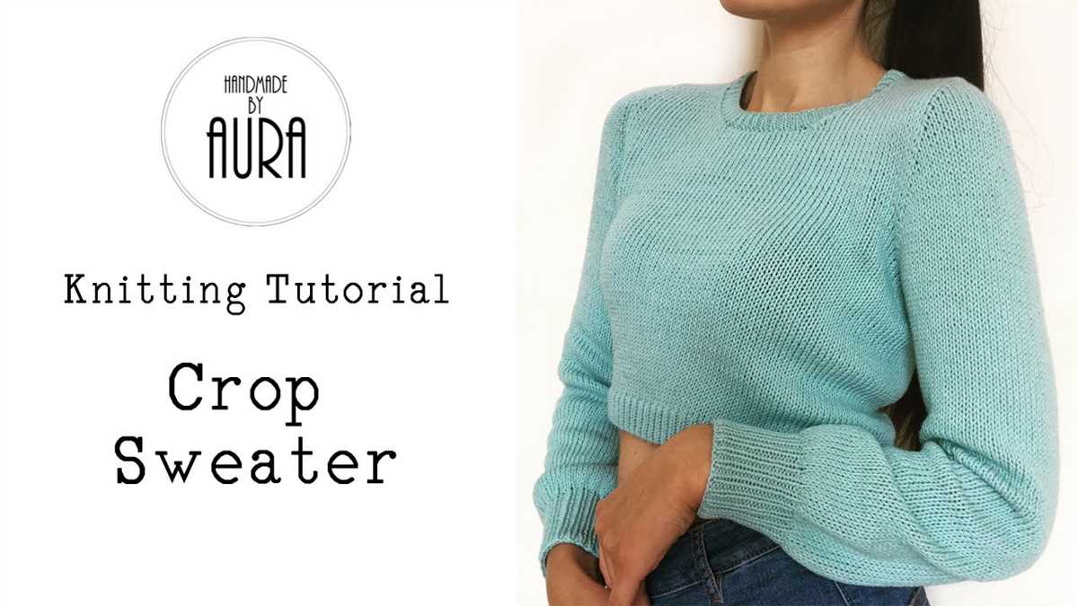 Knit cropped sweater pattern free