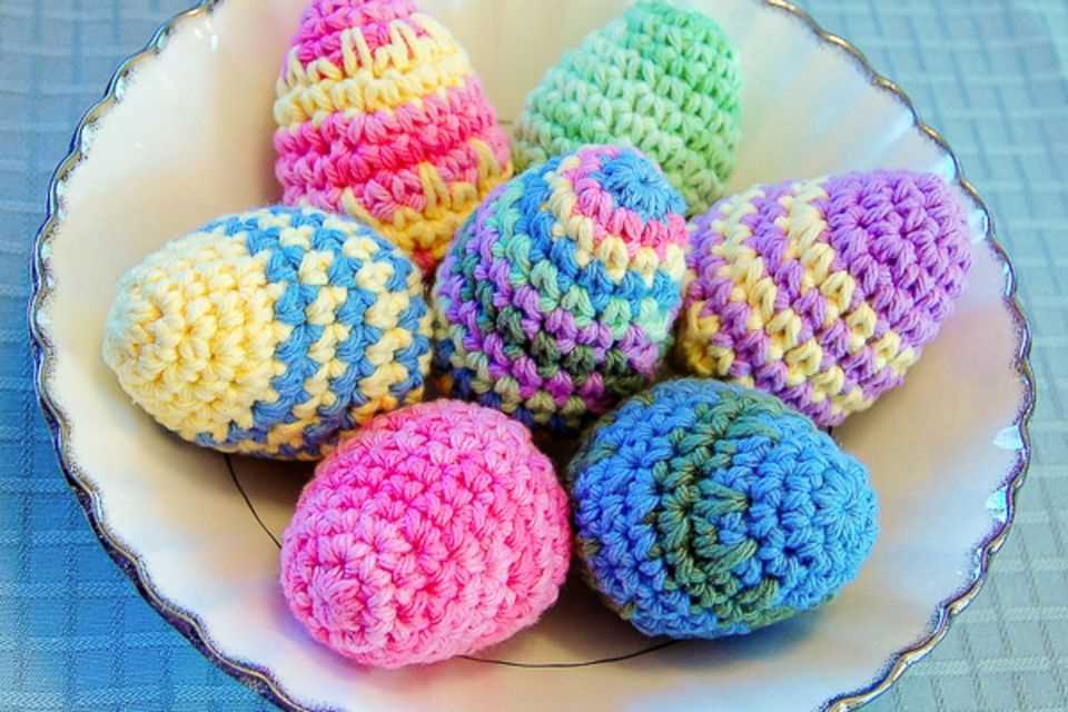 Knit easter egg pattern