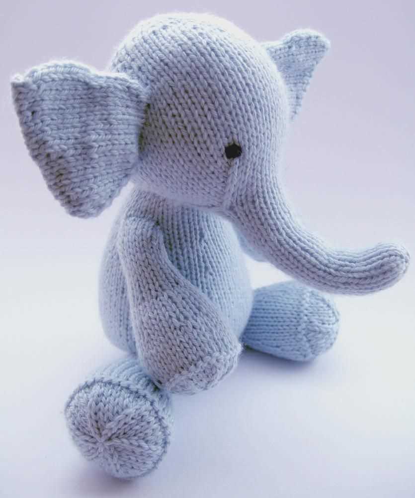 Knit elephant pattern free