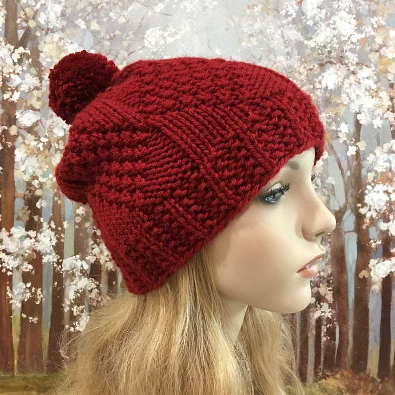 Knit hat patterns for women