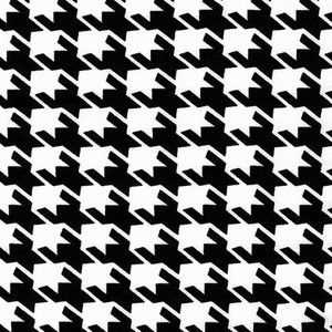 Knit houndstooth pattern