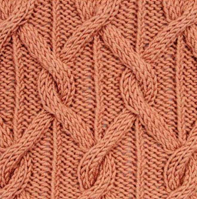 Knit net pattern