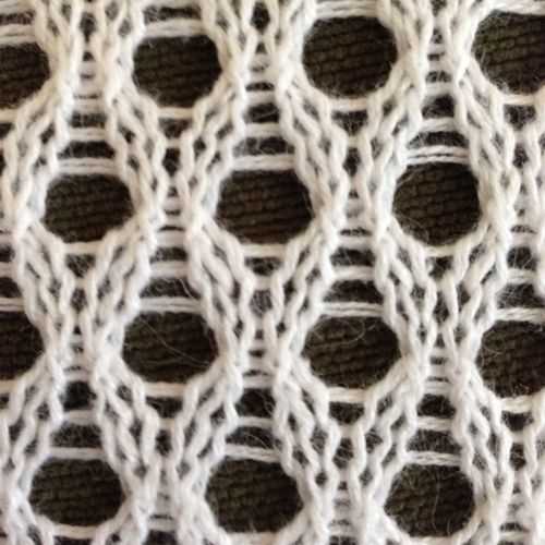 Knit net pattern