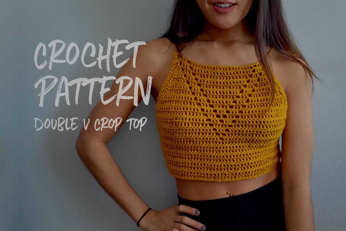 Knit pattern crop top