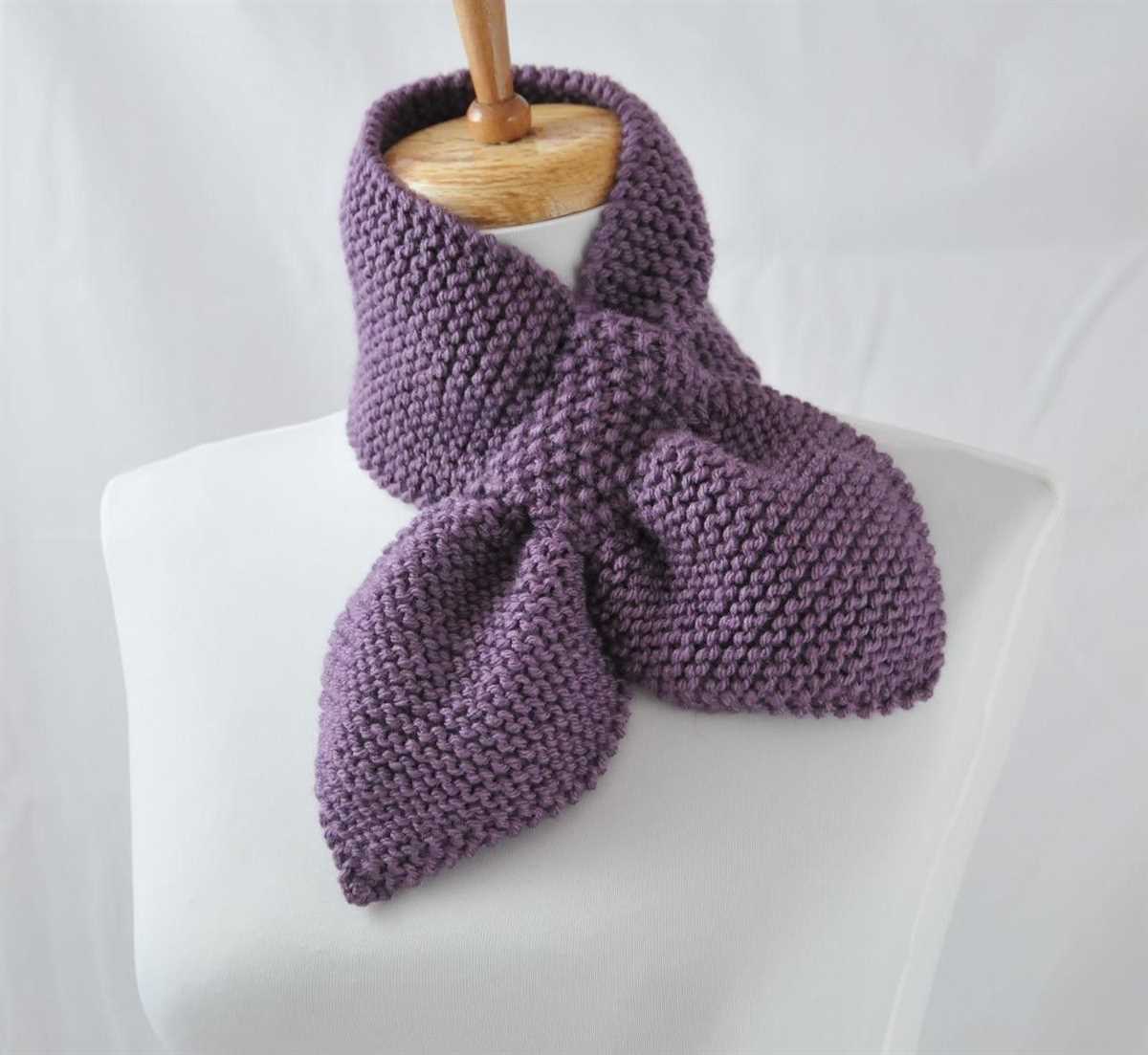 Knit patterns for scarves free