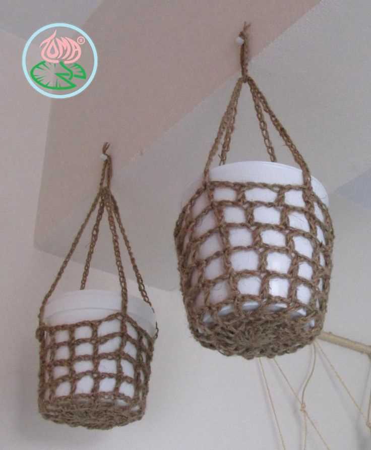 Knit plant hanger free pattern