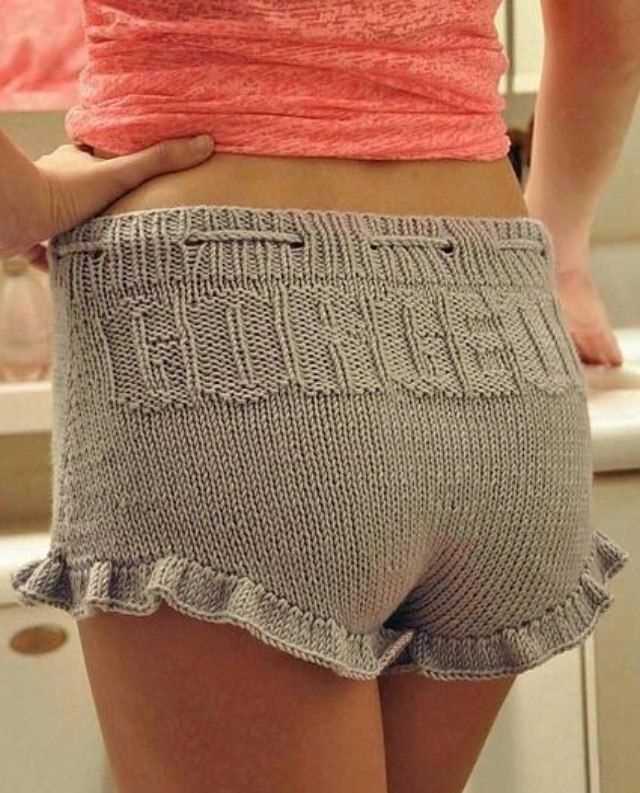 Knit shorts pattern for ladies