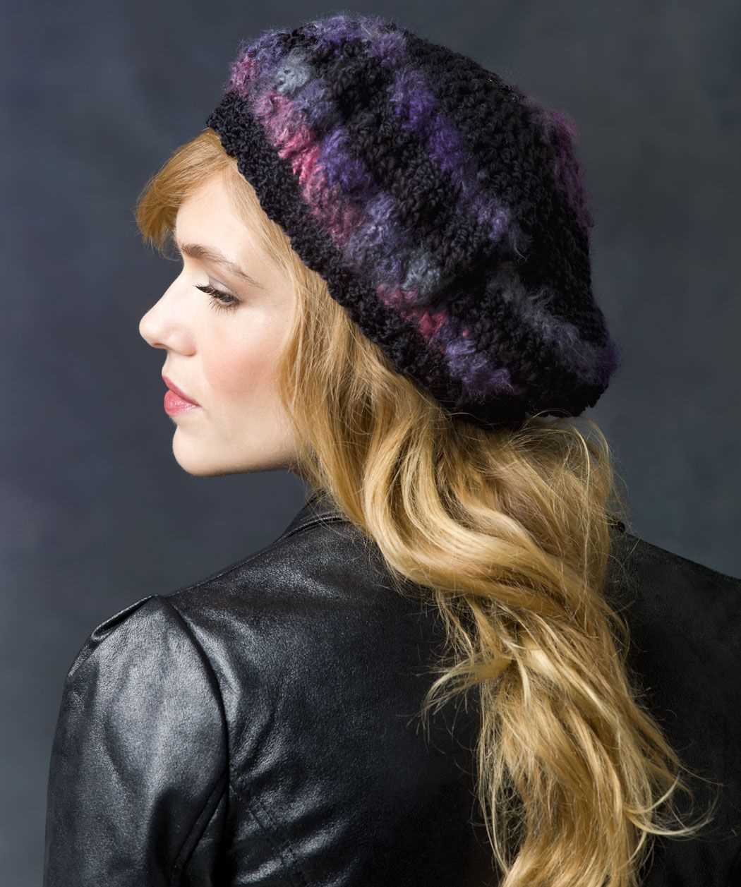 Knit slouchy beret pattern free