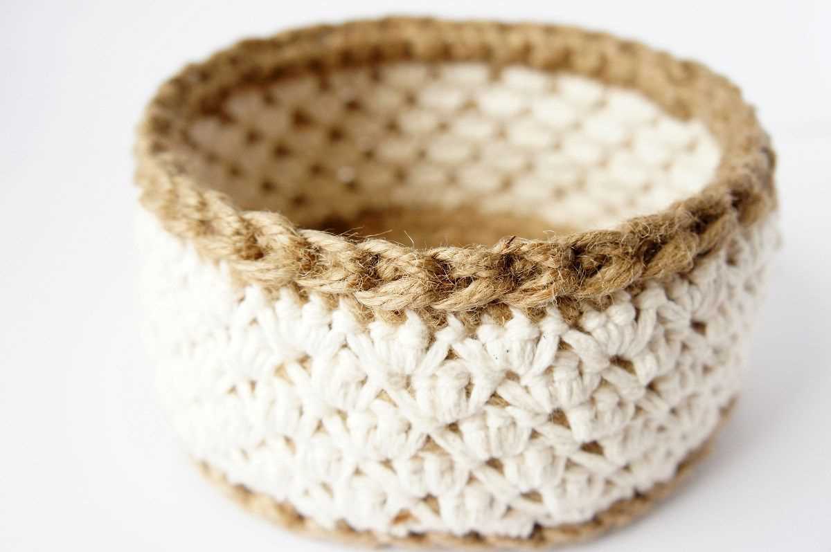 Knit square basket pattern