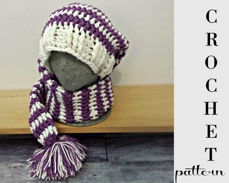 Knit stocking cap pattern