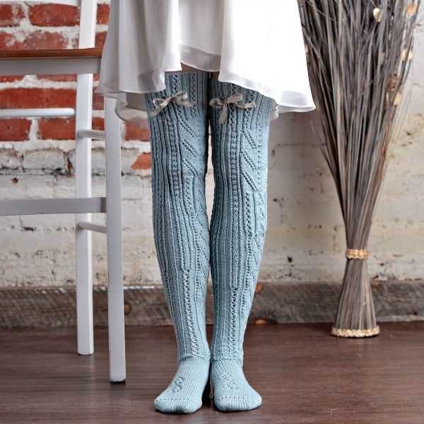 Knit stockings pattern