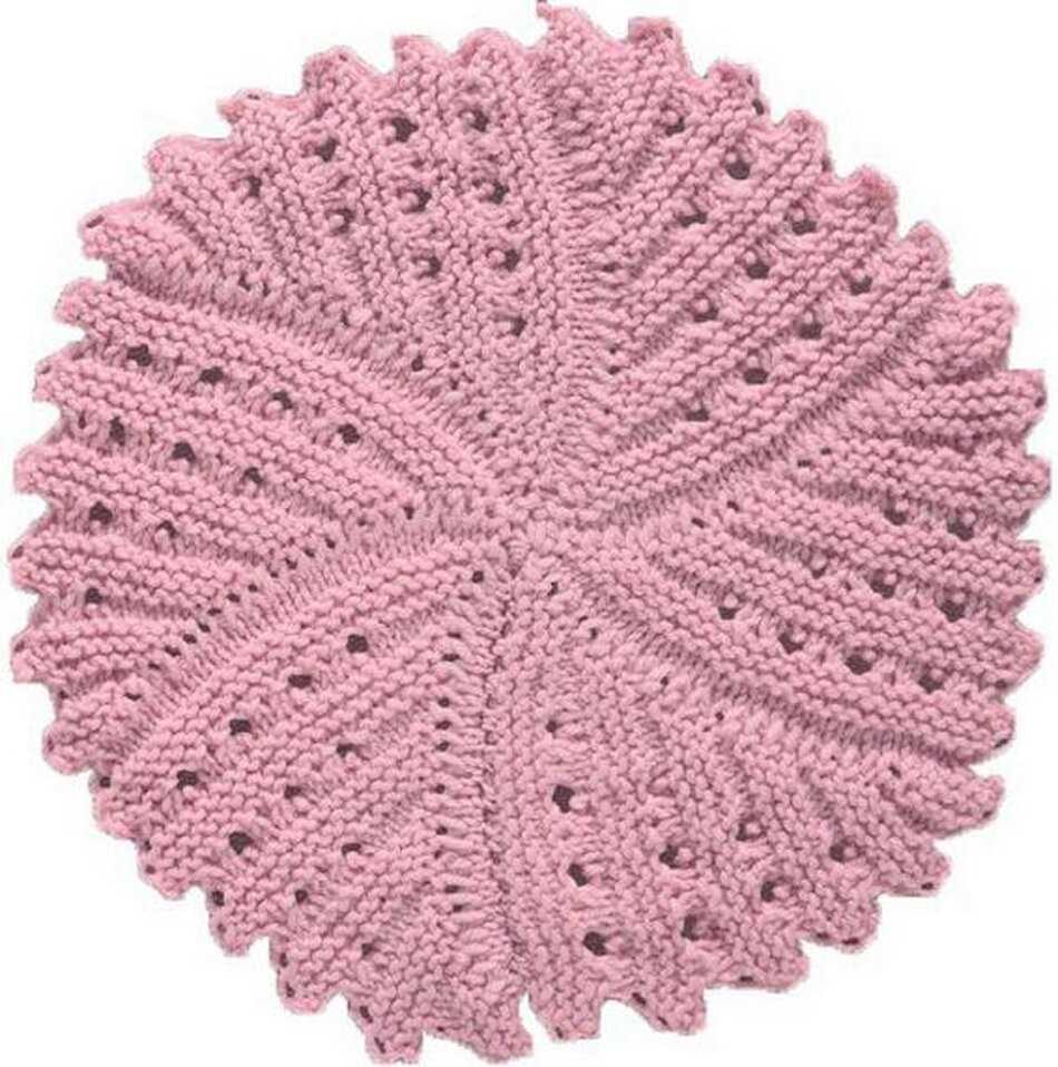 Knit a circle pattern