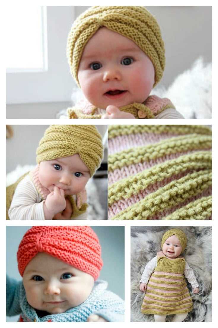 Knit baby hat free pattern