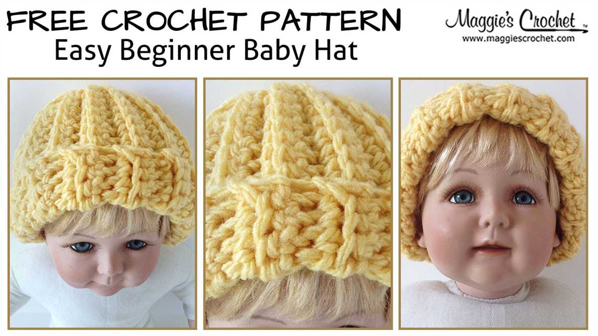 Knit baby hat free pattern