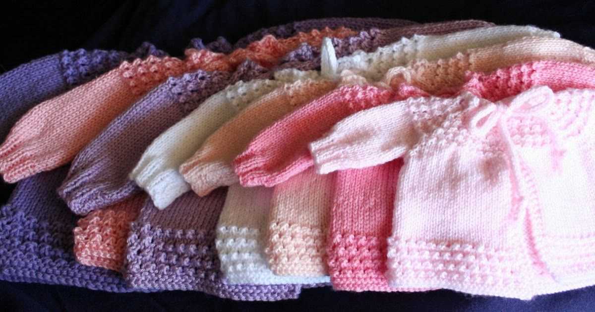 Knit baby sweater patterns