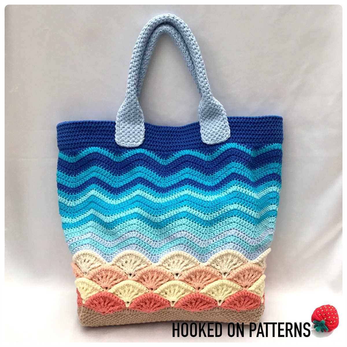 Knit beach bag pattern