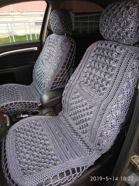 Knit car seat cover pattern