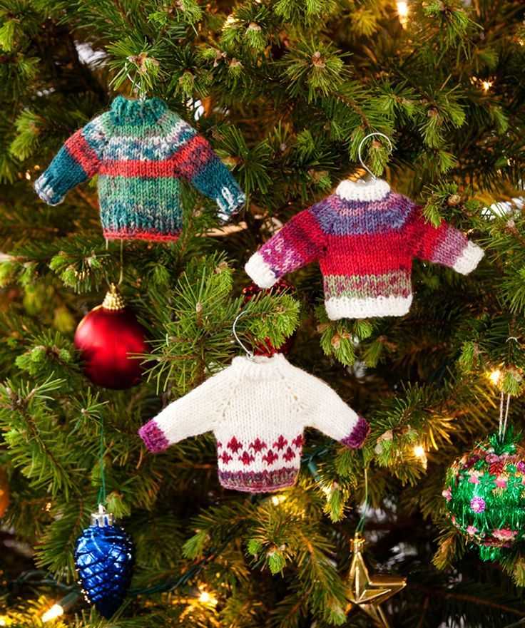 Knit christmas ornaments free patterns