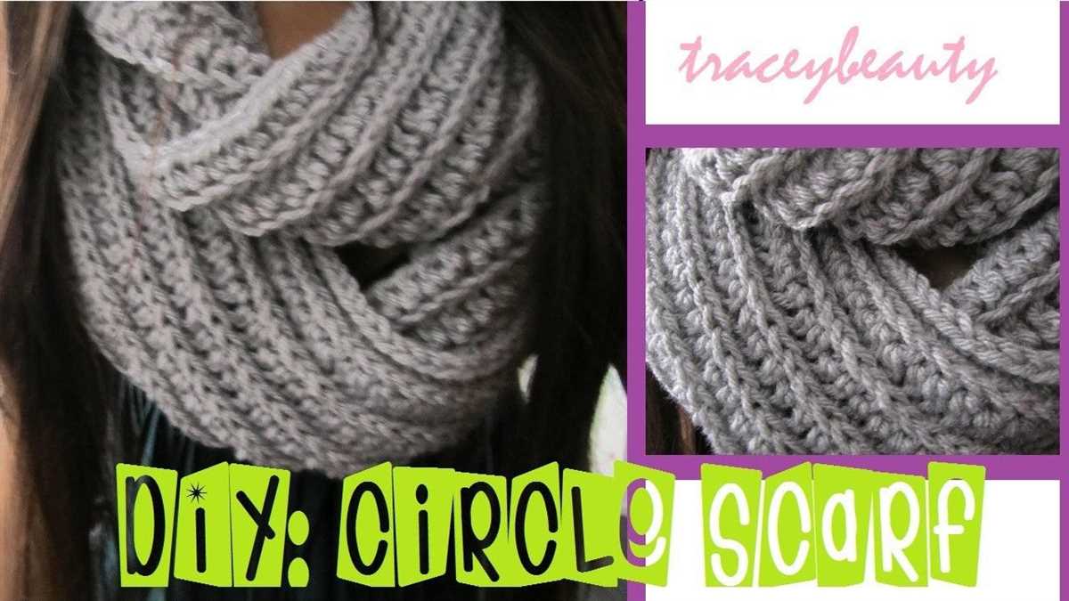 Knit circle scarf patterns