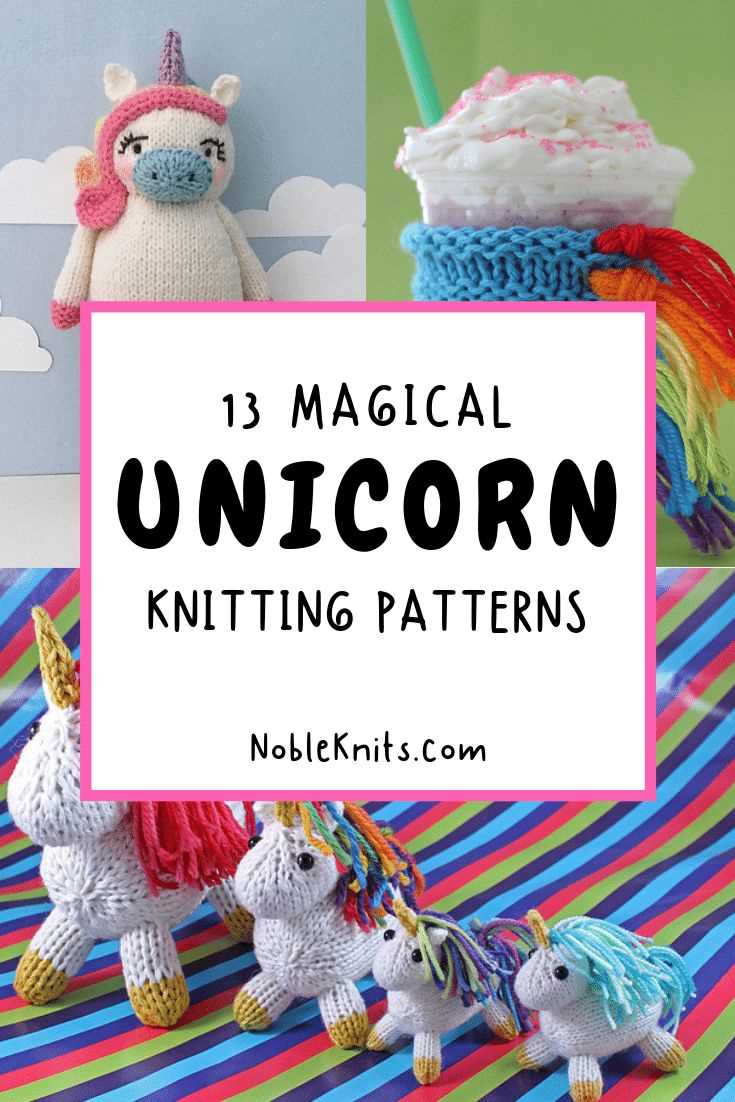 Knit free unicorn knitting pattern