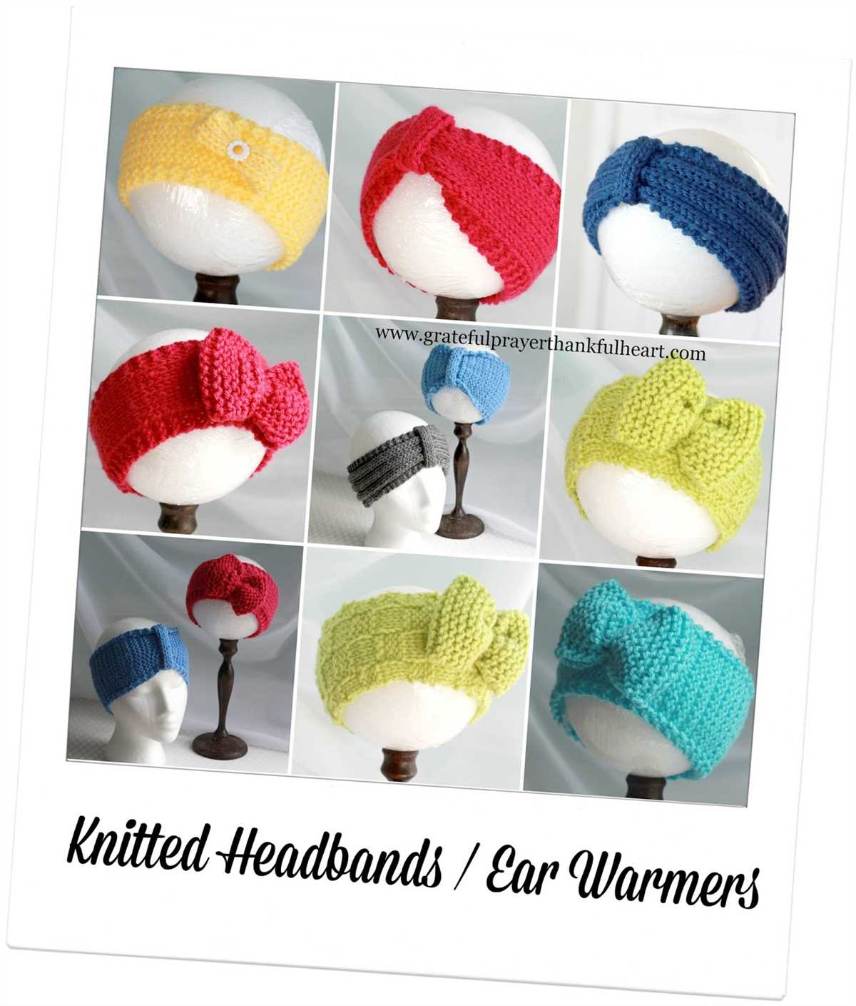 Knit headband ear warmer pattern