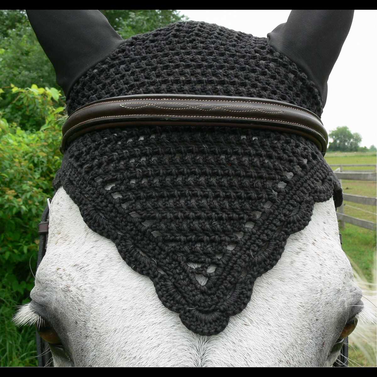 Knit horse bonnet pattern