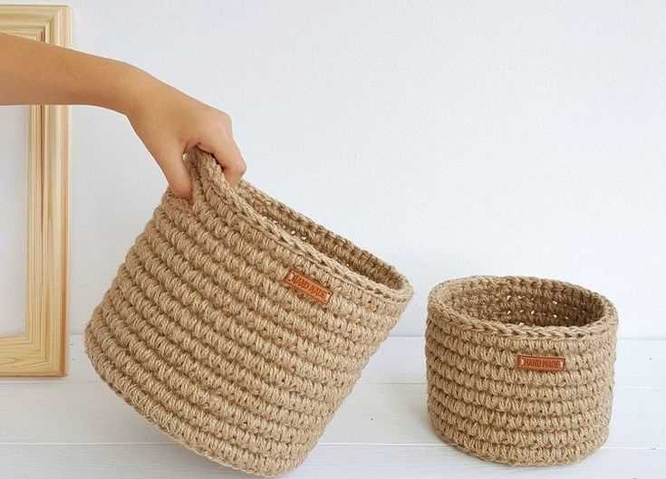 Knit laundry basket pattern