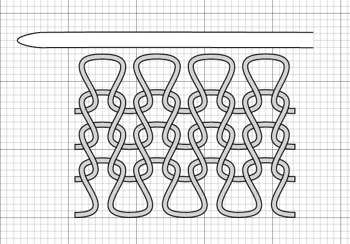 Knit pattern illustrator