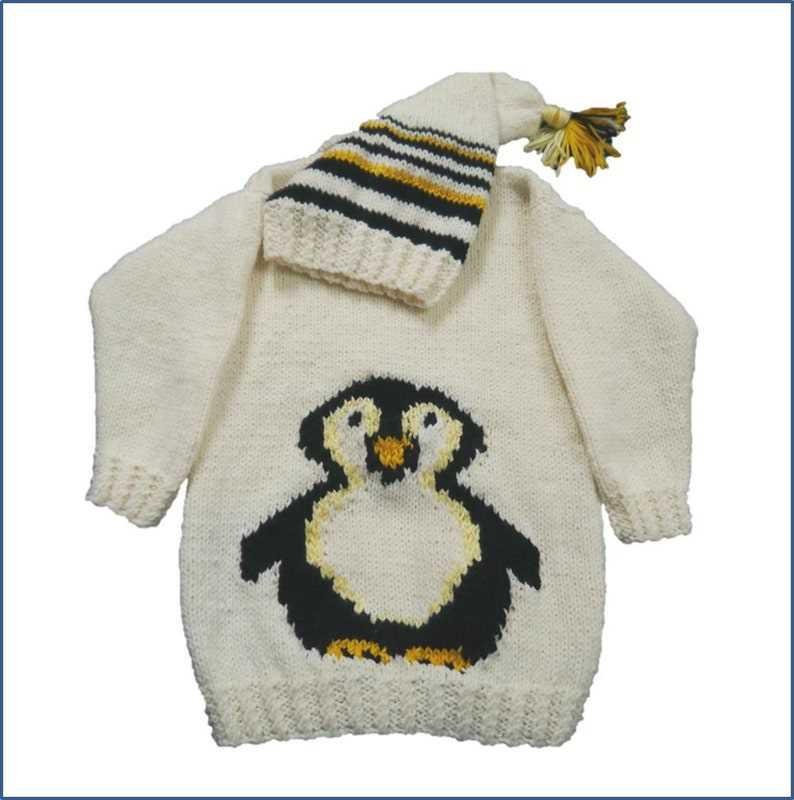 Knit penguin hat pattern free